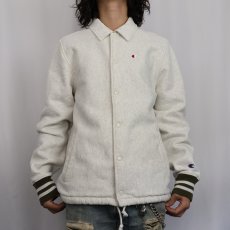 画像2: Champion REVERSE WEAVE 目付き スウェットコーチジャケット M (2)