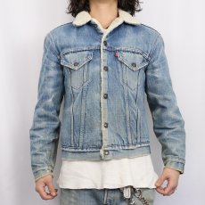 画像2: 70's Levi's デニムボアジャケット SIZE38 (2)