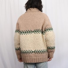 画像4: 60's カウチンニットジャケット (4)