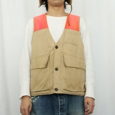 画像2: 50〜60's L.L.Bean 筆記体タグ ハンティングベスト M (2)