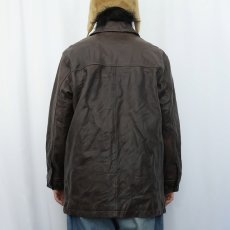 画像3: 【お客様HOLD中】GAP レザーコート BROWN S (3)