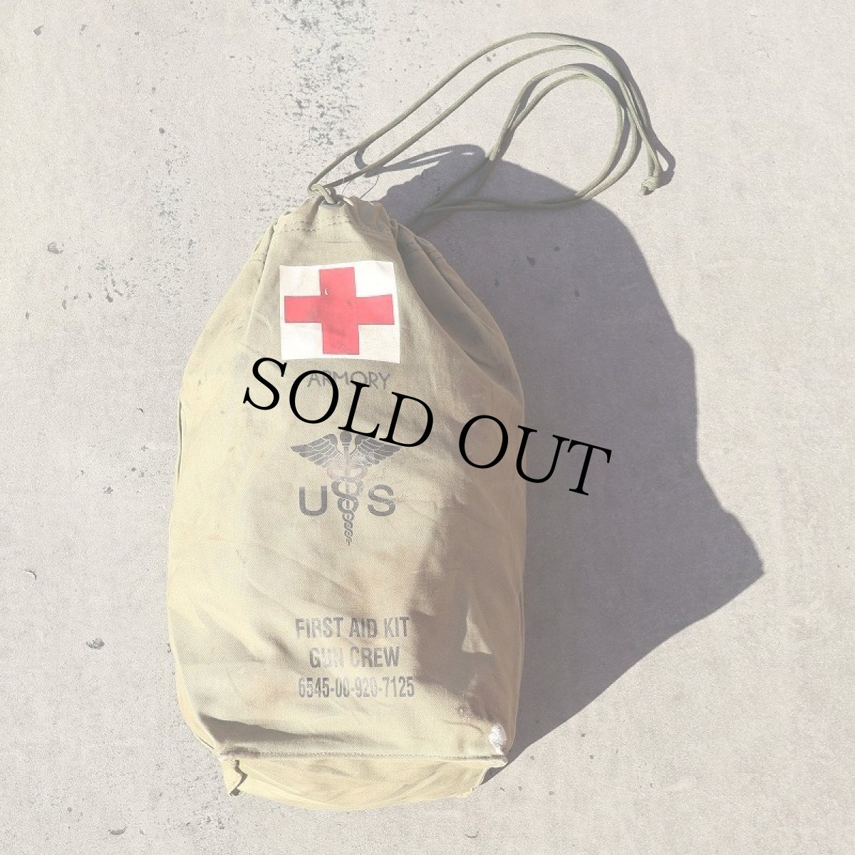 画像1: U.S.MILITARY FIRST AID KIT GUN CREW ポーチ (1)
