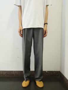 画像2: ARMANI 2タック ウール×ポリエステル スラックス W32 (2)