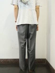 画像3: ARMANI 2タック ウール×ポリエステル スラックス W32 (3)