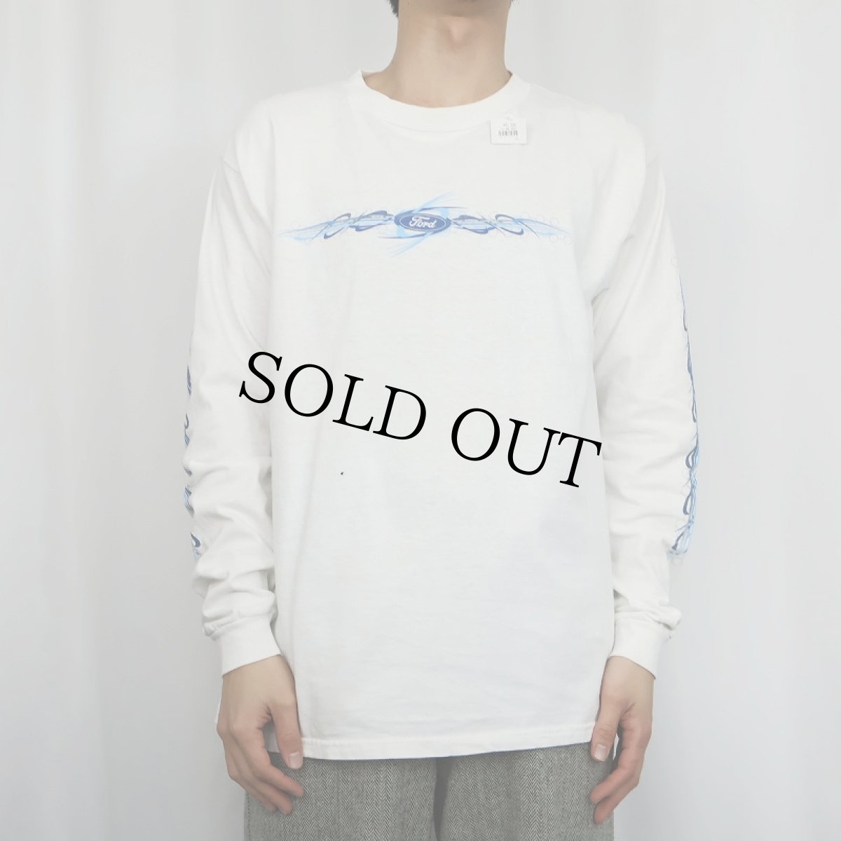 画像2: 2000's Ford USA製 自動車メーカー ロゴプリントロンT M (2)