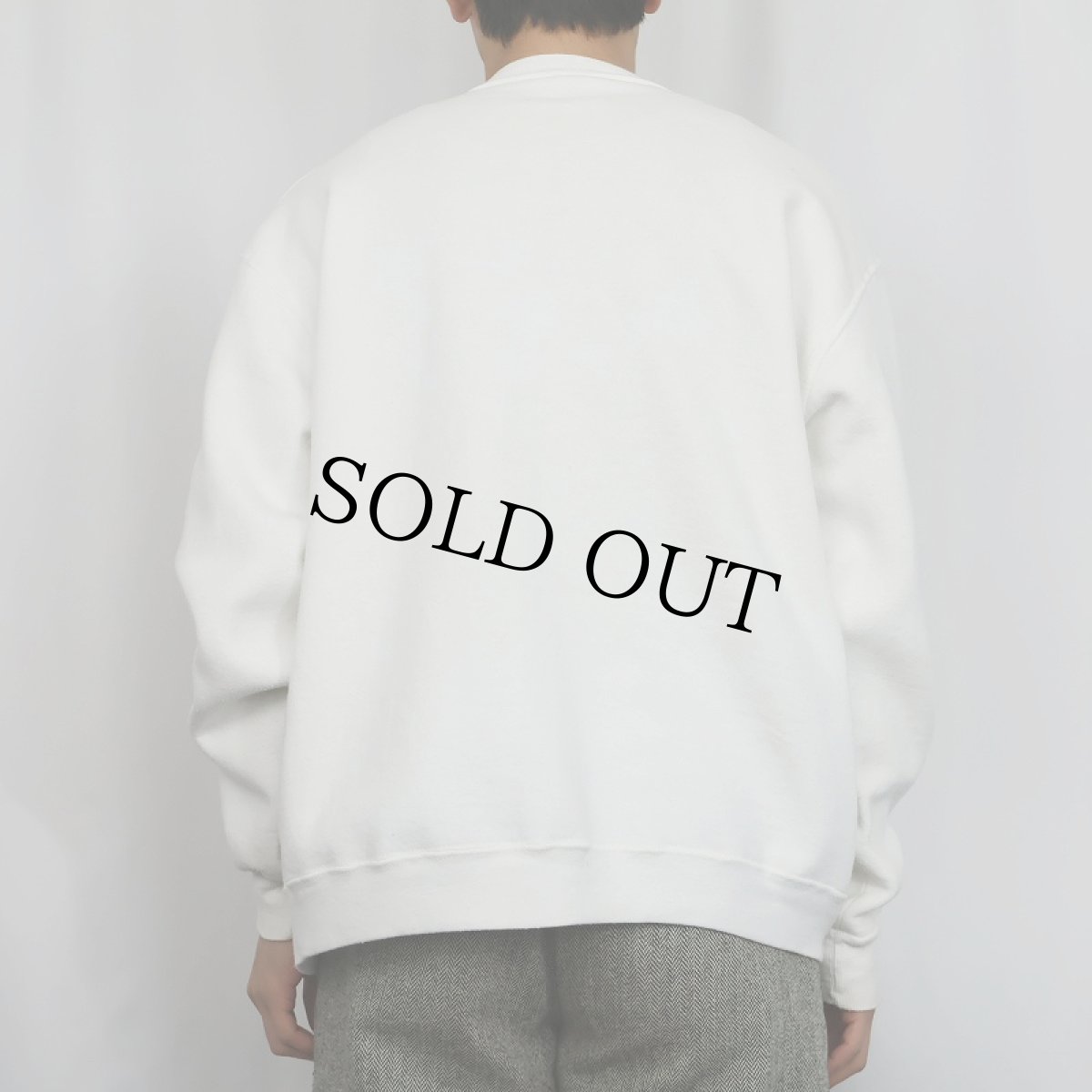 画像3: 80's RUSSELL ATHLETIC USA製 前V 無地スウェット XL (3)