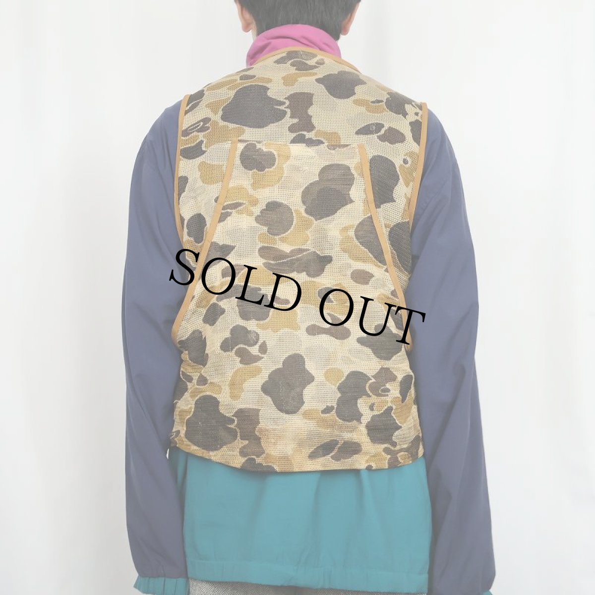 画像3: 70's REDHEAD ダックハンターカモ柄 メッシュハンティングベスト (3)