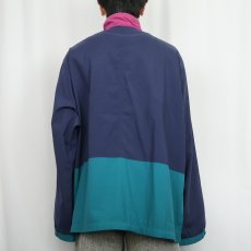 画像3: CHAPS Ralph Lauren 切り替えデザイン ナイロンアノラックジャケット L (3)