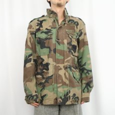 画像2: POLO Ralph Lauren "M-65 TYPE" ウッドランドカモ柄 フィールドジャケット M (2)