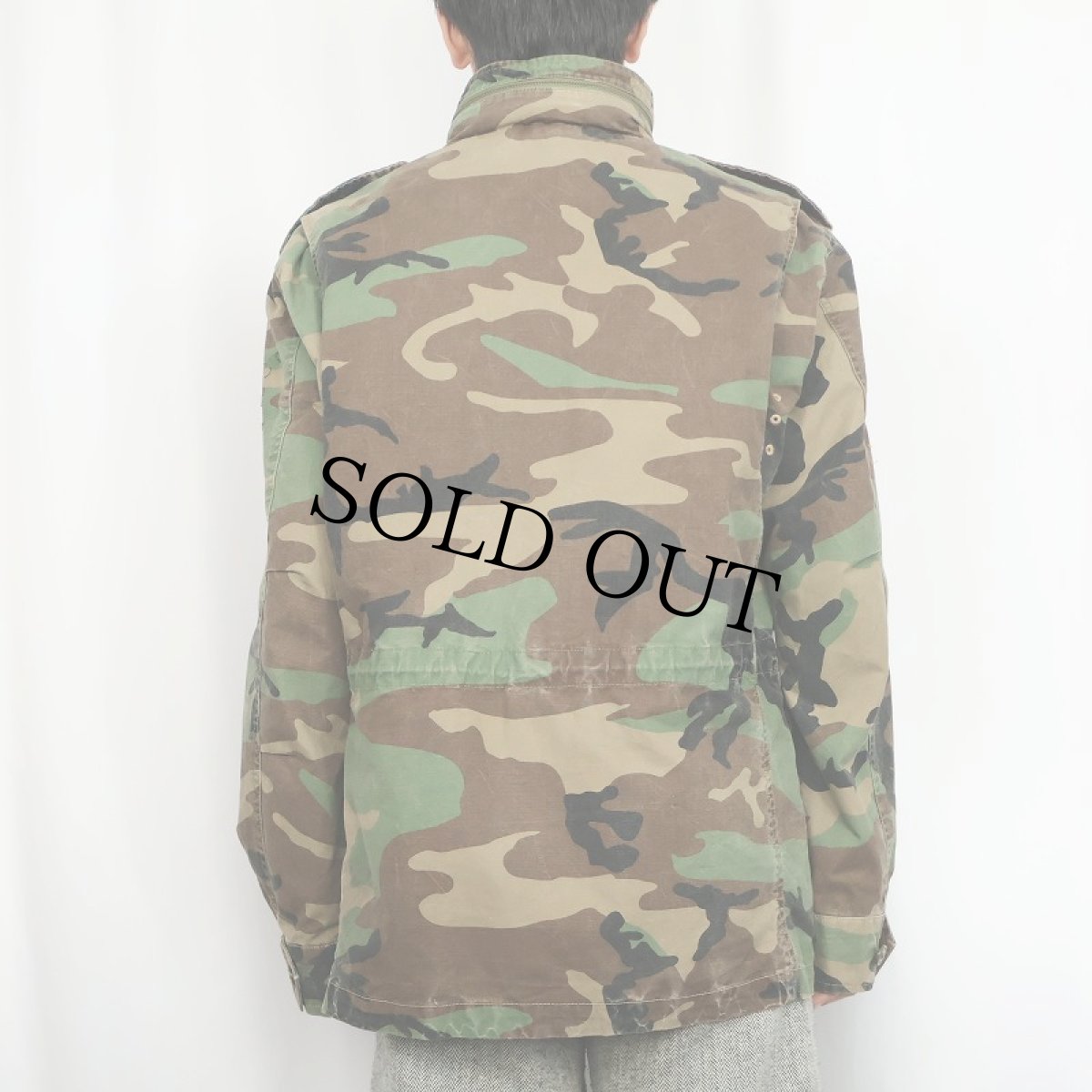 画像3: POLO Ralph Lauren "M-65 TYPE" ウッドランドカモ柄 フィールドジャケット M (3)