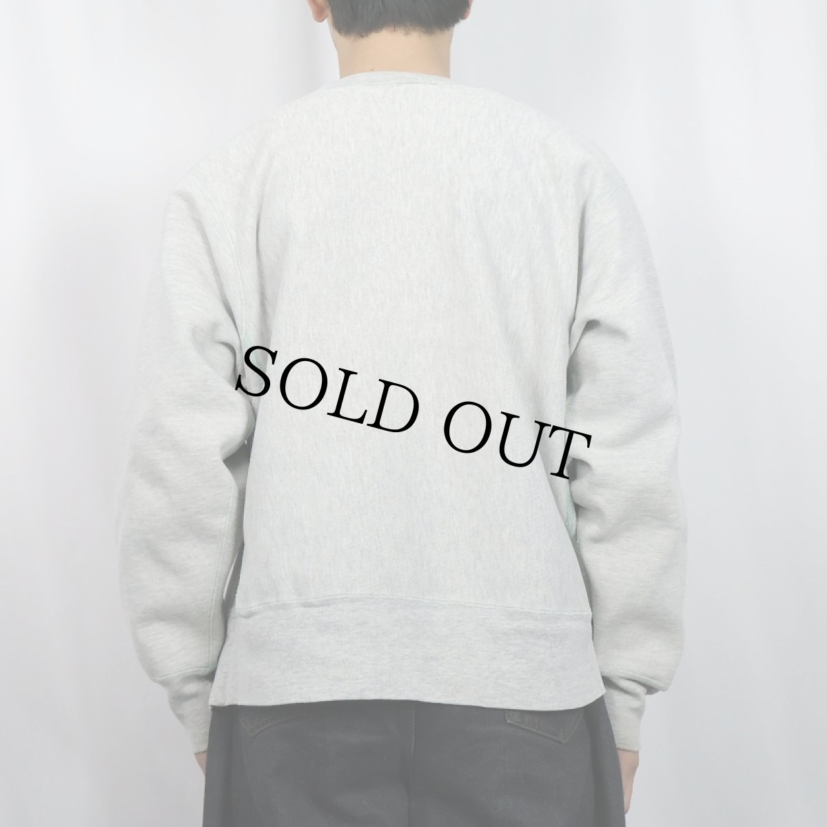 画像3: 80's Champion REVERSE WEAVE トリコタグ USA製 "UNIVERSITY OF MASSACHUSETTS" プリントスウェット L (3)