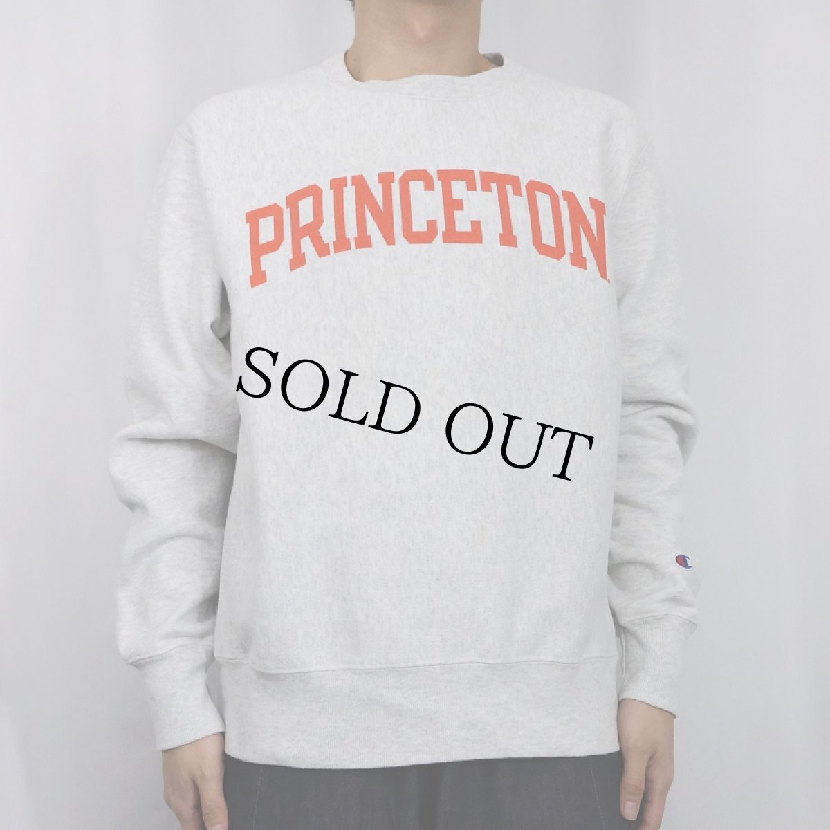 画像2: Champion REVERSE WEAVE "PRINCETON" プリントスウェット M (2)