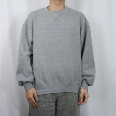 画像2: 90's RUSSELL ATHLETIC USA製 前V 無地スウェット L (2)