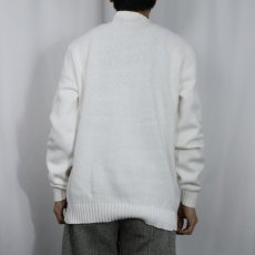 画像3: POLO Ralph Lauren ロゴ刺繍 コットンニットセーター L (3)