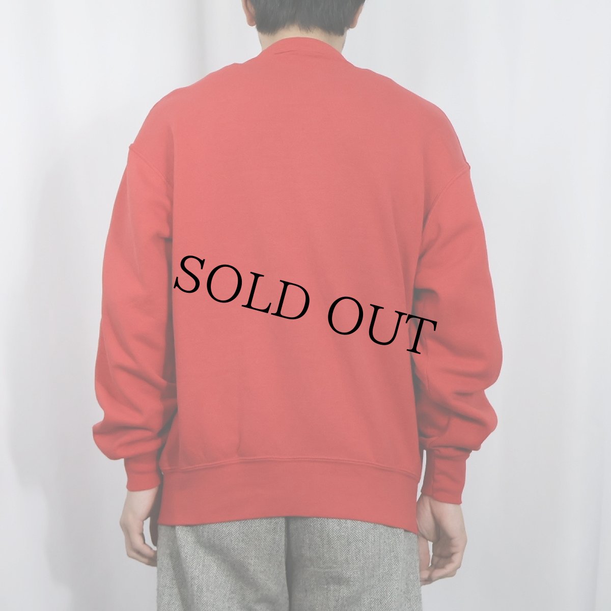 画像3: 90's FRUIT OF THE LOOM 無地スウェットカーディガン ONESIZE (3)