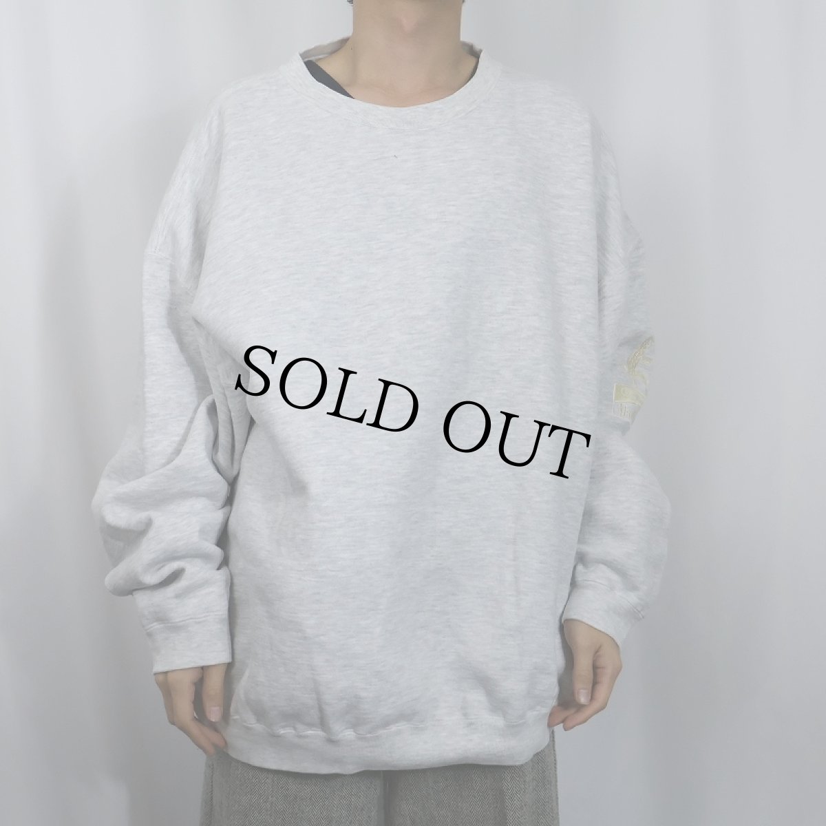 画像2: Marlboro UNLIMITED トカゲ刺繍 タバコ企業スウェット XXL (2)