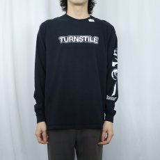 画像3: TURNSTILE ロックバンドプリントロンT BLACK (3)
