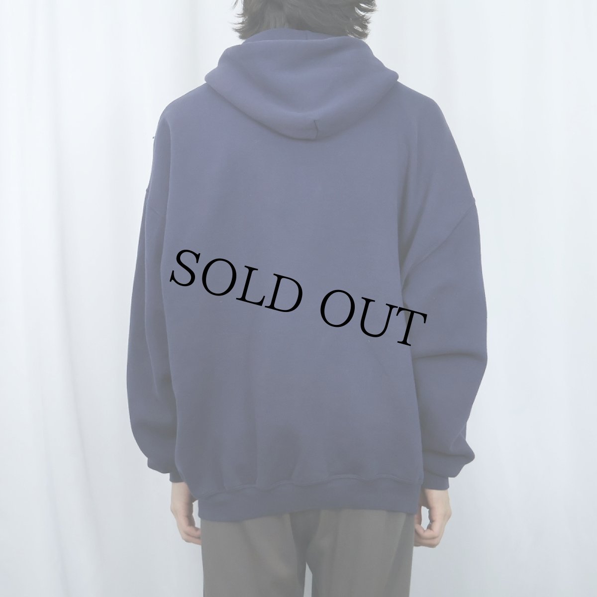 画像3: RUSSELL ATHLETIC 無地 スウェットジップパーカー NAVY XL (3)