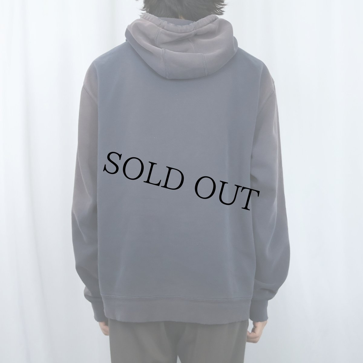 画像3: Dickies 無地 フェードスウェットフーディー NAVY XL (3)