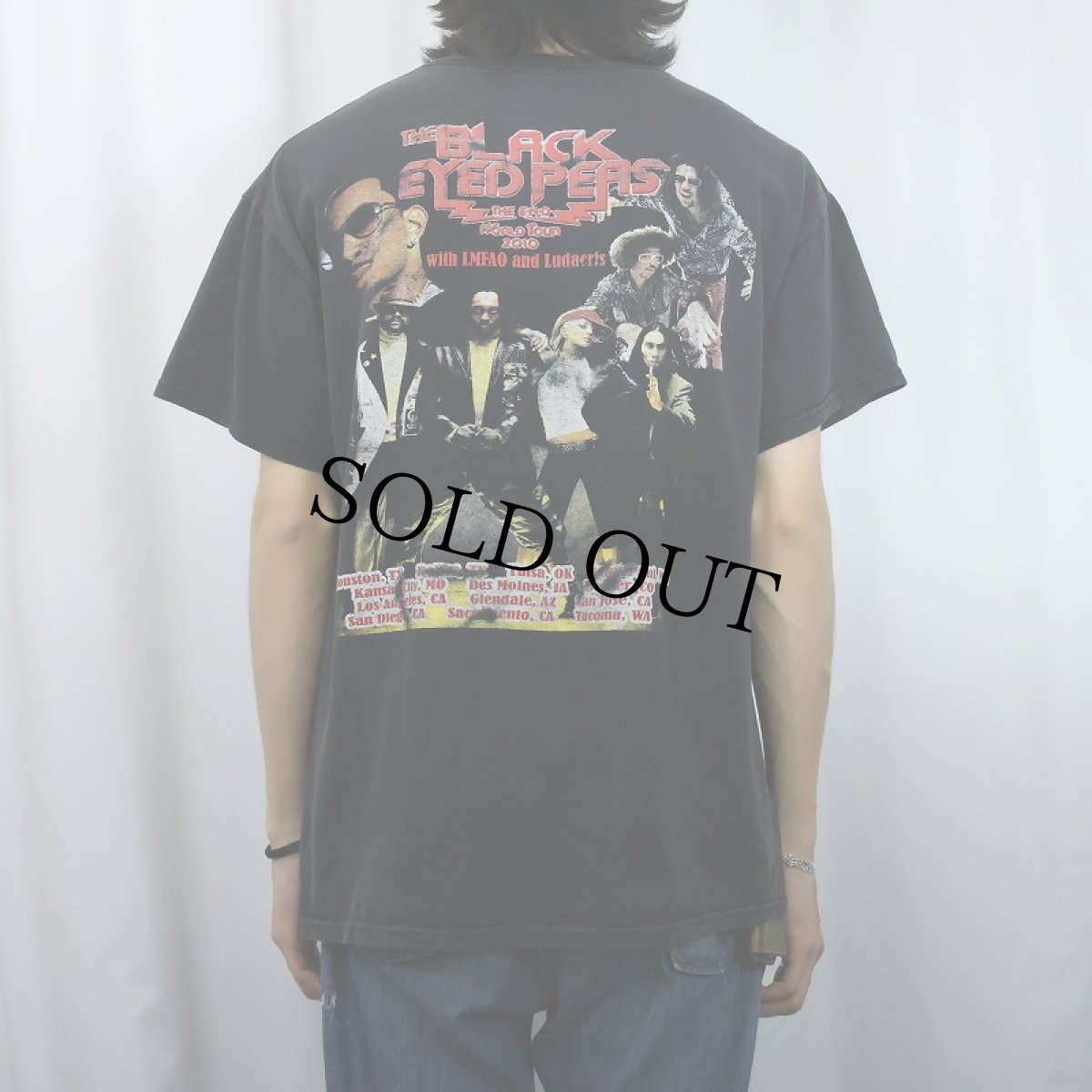 画像4: The Black Eyed Peas ヒップホップグループ ツアーTシャツ (4)
