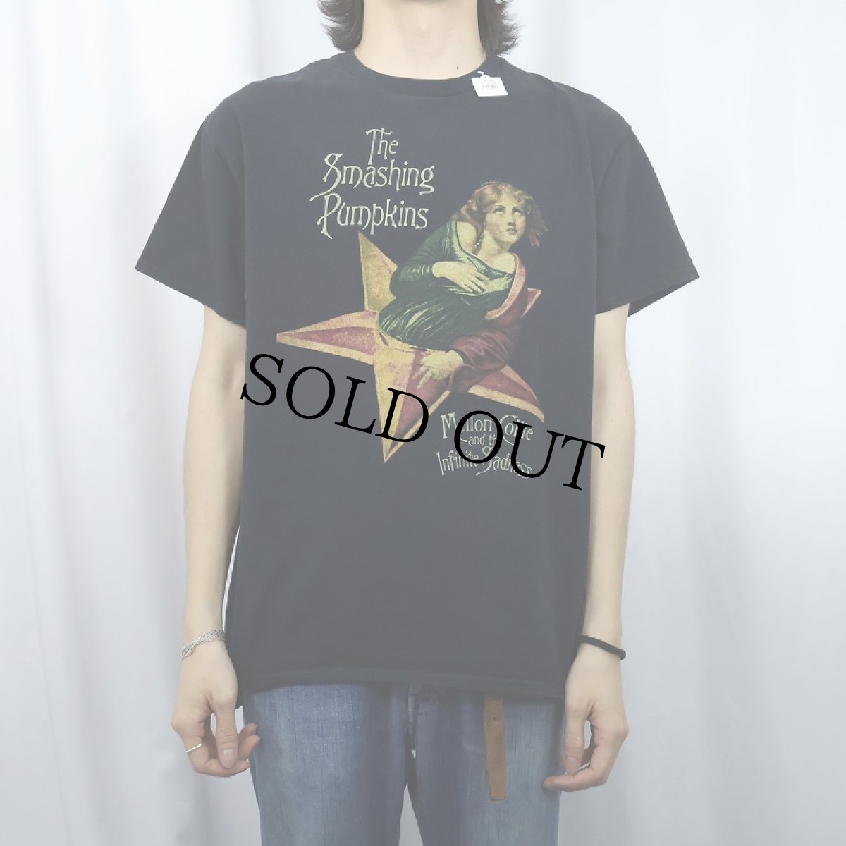 画像2: The Smashing Pumpkins "Mellon Collie And The Infinite Sadness" オルタナロックバンドTシャツ BLACK L (2)