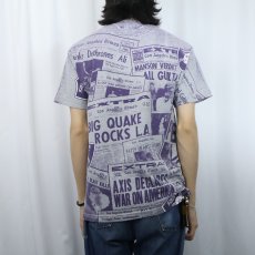 画像4: FRESHJIVE USA製 大判プリントTシャツ M (4)