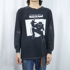 画像2: 90's〜 OPERATION IVY USA製 パンクロックバンドロンT BLACK L (2)