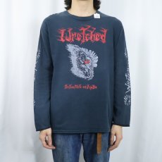 画像3: The Wretched "La Tua Morte Non Aspetta" ハードコアパンクバンドロンT (3)