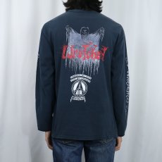 画像4: The Wretched "La Tua Morte Non Aspetta" ハードコアパンクバンドロンT (4)