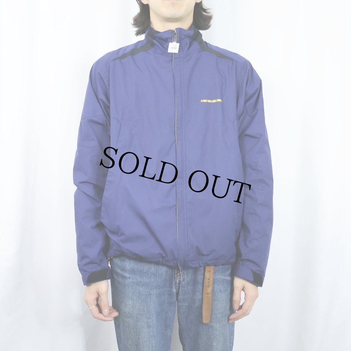 画像2: 90's POLO SPORT Ralph Lauren ジップジャケット NAVY L (2)