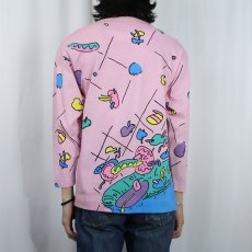 画像3: 80's NEO MAX "PETER MAX SIGNATURE SERIES" アートプリントロンT M (3)