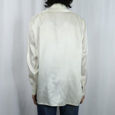 画像3: 40's LEVI'S ロングホーン ダイアゴナルポケット サテンウエスタンシャツ (3)