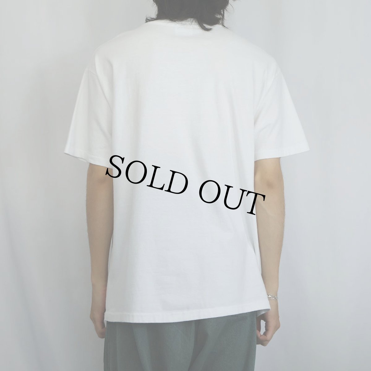画像3: 90's USA製 アートプリントTシャツ L (3)