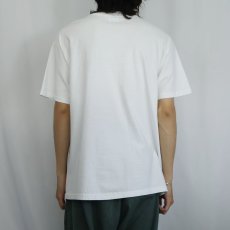 画像3: 90's USA製 アートプリントTシャツ L (3)