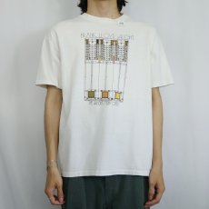 画像2: 80's Frank Lloyd Wright USA製 建築家 アートプリントTシャツ XL (2)