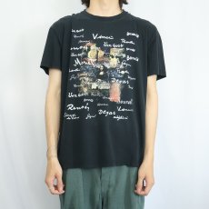 画像2: 画家 アートプリントTシャツ BLACK XXL (2)