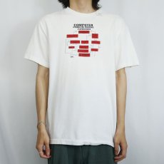 画像2: "COMPUTAR PROBLEM SOLVING" プリントTシャツ L (2)