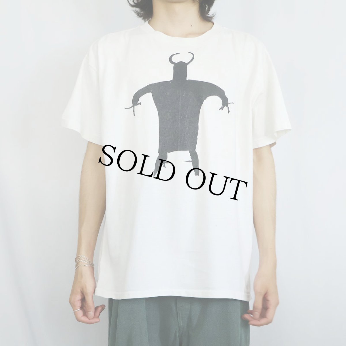 画像2: 90's USA製 アートプリントTシャツ XL (2)