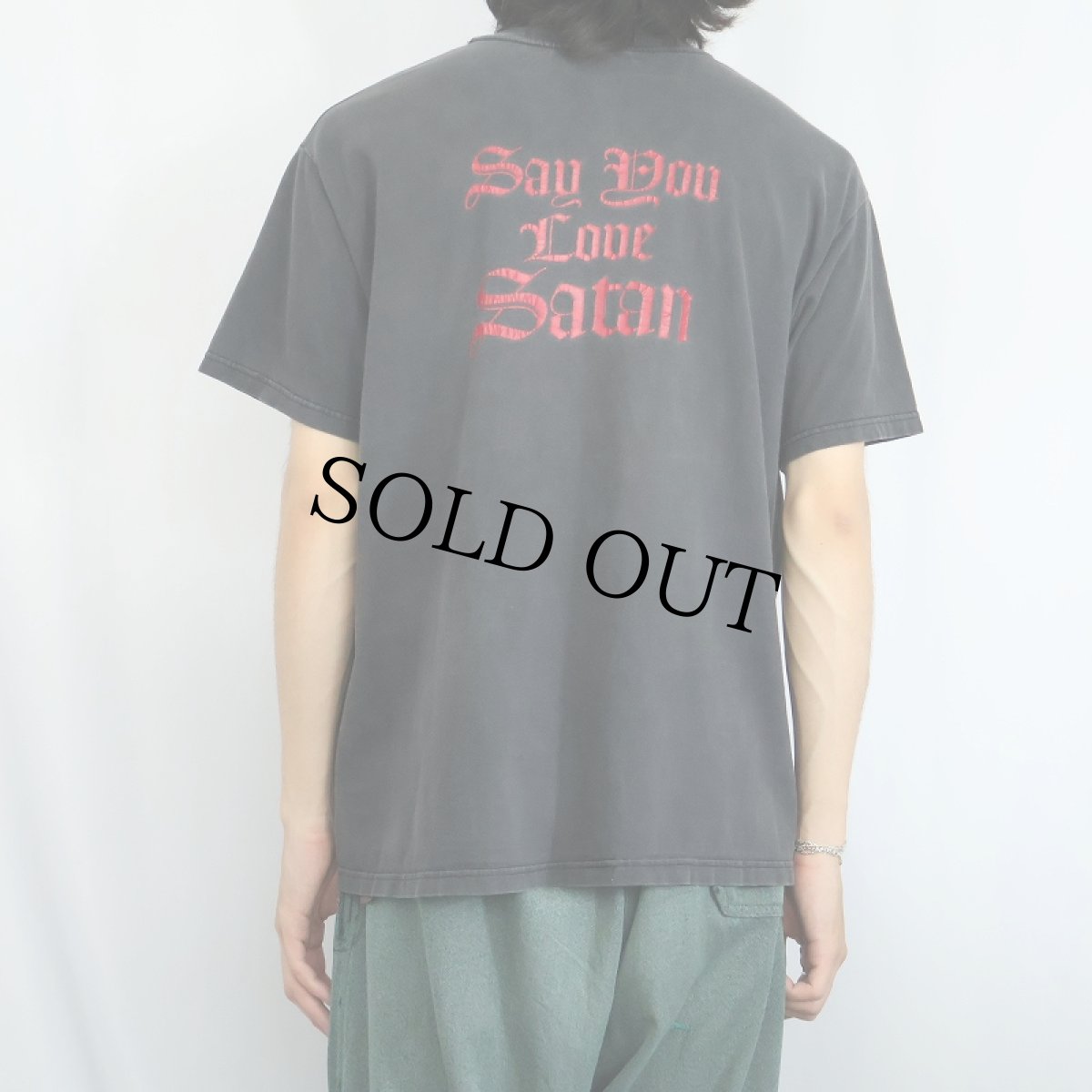 画像4: "Say You Love Satan" プリントTシャツ (4)