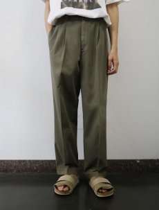 画像2: Brooks Brothers 2タック コットンチノトラウザーズ W35 (2)