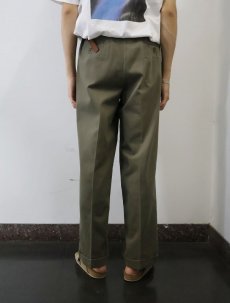 画像3: Brooks Brothers 2タック コットンチノトラウザーズ W35 (3)