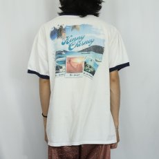 画像4: "KENNY CHESNEY" プリントリンガーTシャツ XL (4)
