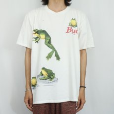 画像3: 90's Budweiser USA製 ビールメーカー 巻きプリントTシャツ XL (3)