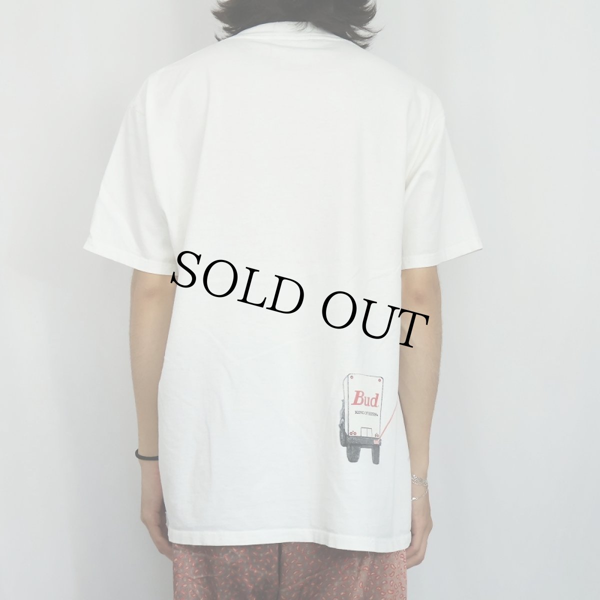 画像4: 90's Budweiser USA製 ビールメーカー 巻きプリントTシャツ XL (4)