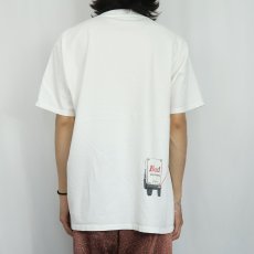 画像4: 90's Budweiser USA製 ビールメーカー 巻きプリントTシャツ XL (4)