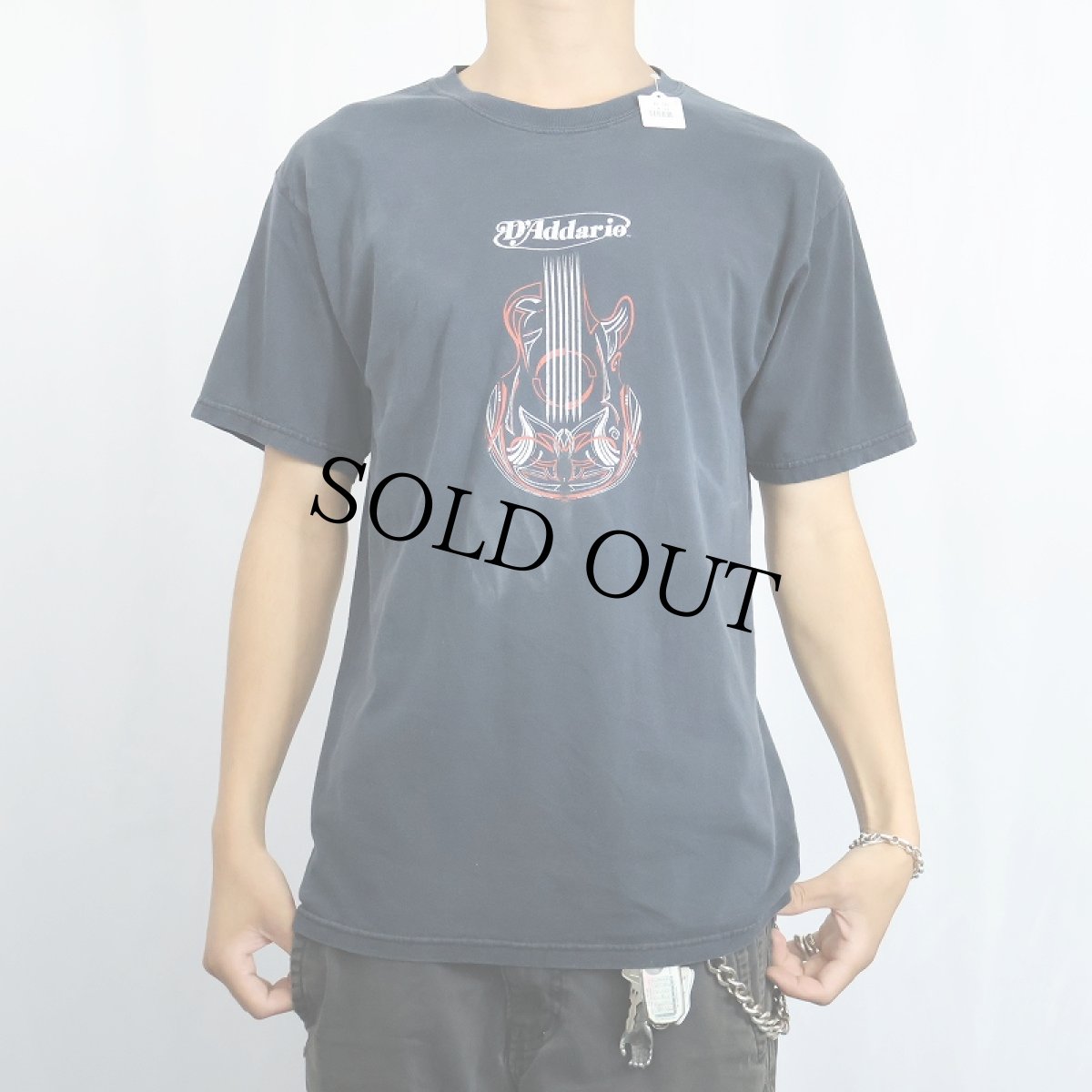 画像2: D'Addario 弦メーカー プリントTシャツ M (2)