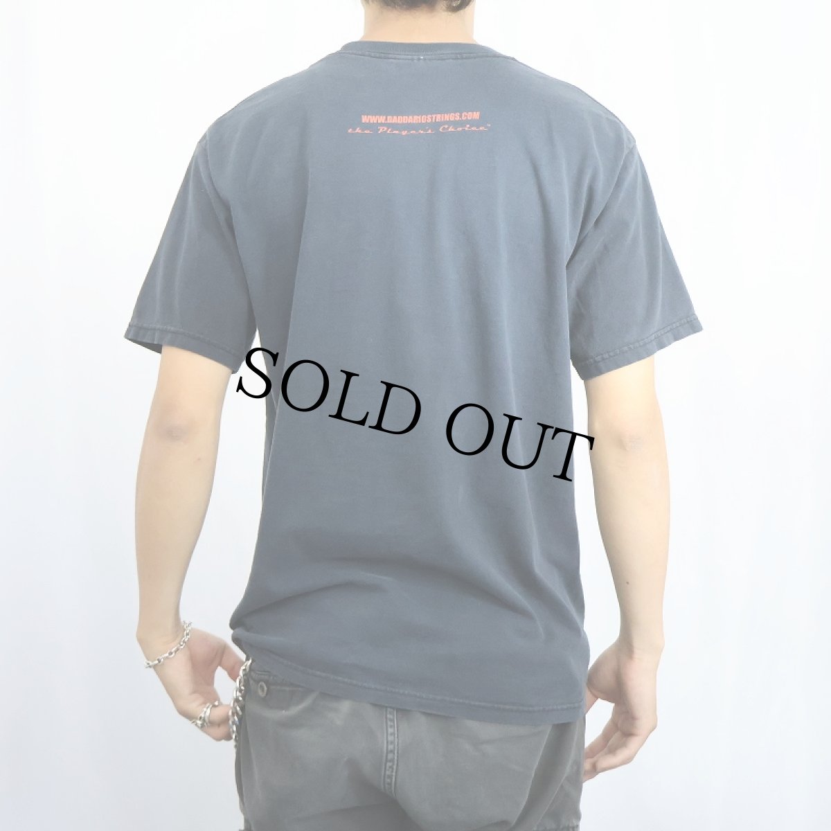 画像3: D'Addario 弦メーカー プリントTシャツ M (3)