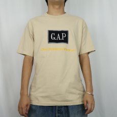 画像2: "G.A.P" 刺繍Tシャツ L (2)