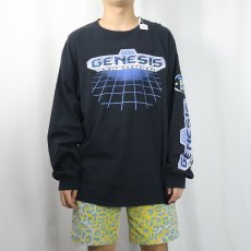 画像2: SONIC "THE HEDGEHOG" ビデオゲームプリントロンT BLACK XL (2)