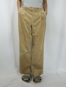 画像2: 80's POLO Ralph Lauren 2タック コーデュロイパンツ W31 (2)